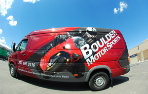 Boulder Motor Sports Van Wrap
